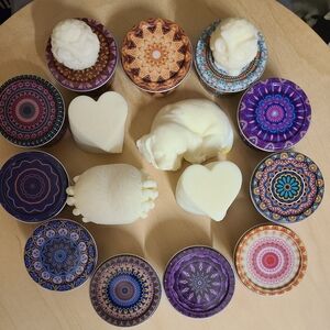 Decorative Mandala Scented Candles Set